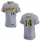 Pirates #14 Joey Bart Gray Stitched Jersey