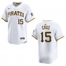Pirates #15 Oneil Cruz White Stitched Jersey