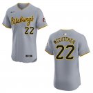 Pirates #22 Andrew McCutchen Gray Stitched Jersey