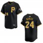 Pirates #24 Barry Bonds Black Stitched Jersey
