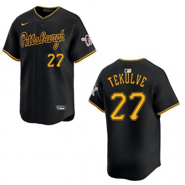 Pirates #27 Kent Tekulve City Black Stitched Jersey
