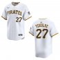 Pirates #27 Kent Tekulve White Stitched Jersey