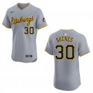 Pirates #30 Paul Skenes Gray Stitched Jersey