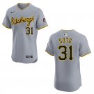 Pirates #31 Gregory Soto Gray Stitched Jersey
