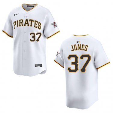 Pirates #37 Jared Jones White Stitched Jersey