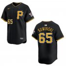 Pirates #65 Jack Suwinski Black Stitched Jersey