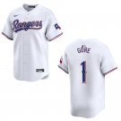 Rangers #1 MacKenzie Gore White Stitched Jersey