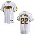 Padres #22 Jason Heyward White Stitched Jersey