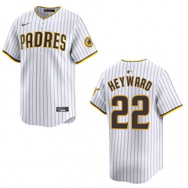Padres #22 Jason Heyward White Stitched Jersey