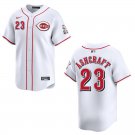 Reds #23 Graham Ashcraft White Stitched Jersey