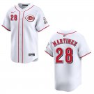 Reds #28 Nick Martinez White Stitched Jersey
