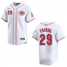 Reds #29 TJ Friedl White Stitched Jersey