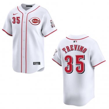 Reds #35 Jose Trevino White Stitched Jersey