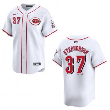 Reds #37 Tyler Stephenson White Stitched Jersey