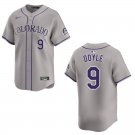 Rockies #9 Brenton Doyle Gray Stitched Jersey