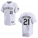Rockies #21 Kyle Freeland White Stitched Jersey