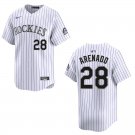 Rockies #28 Nolan Arenado White Stitched Jersey