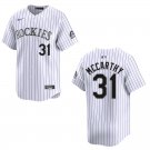 Rockies #31 Jake McCarthy White Stitched Jersey