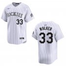 Rockies #33 Larry Walker White Stitched Jersey