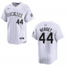 Rockies #44 Jimmy Herget White Stitched Jersey