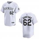Rockies #62 Jose Quintana White Stitched Jersey