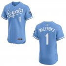 Royals #1 MJ Melendez Light Blue Stitched Jersey
