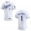 Royals #1 MJ Melendez White Stitched Jersey