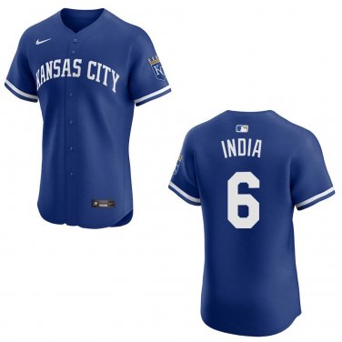 Royals #6 Jonathan India Royal Blue Stitched Jersey