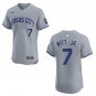Royals #7 Bobby Witt Gray Stitched Jersey
