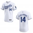 Royals #14 Jac Caglianone White Stitched Jersey