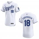 Royals #18 Bret Saberhagen White Stitched Jersey