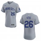 Royals #26 Amos Otis  Gray Stitched Jersey