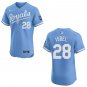 Royals #28 Kyle Isbel Light Blue Stitched Jersey