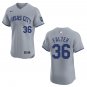Royals #36 Bailey Falter Gray Stitched Jersey
