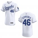 Royals #46 John Schreiber White Stitched Jersey