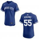 Royals #55 Cole Ragans Royal Blue Stitched Jersey