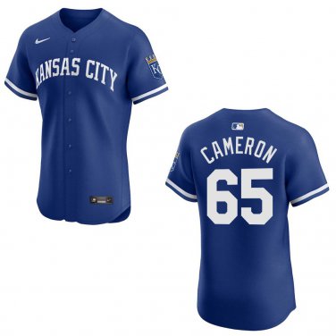Royals #65 Noah Cameron Royal Blue Stitched Jersey