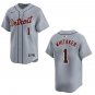 Tigers #1 Lou Whitaker Gray Stitched Jersey