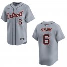 Tigers #6 AI Kaline Gray Stitched Jersey