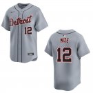 Tigers #12 Casey Mize Gray Stitched Jersey