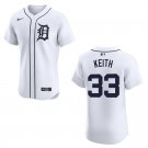 Tigers #33 Colt Keith White Stitched Jersey