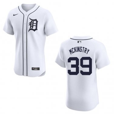 Tigers #39 Zach McKinstry White Stitched Jersey