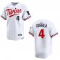 Twins #4 Carlos Correa White Stitched Jersey