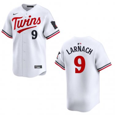 Twins #9 Trevor Larnach White Stitched Jersey