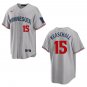 Twins #15 Luke Keaschall Gray Stitched Jersey