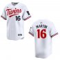 Twins #16 Austin Martin White Stitched Jersey
