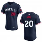 Twins #20 Mick Abel Navy Stitched Jersey