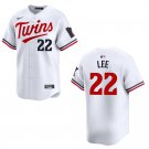 Twins #22 Brooks Lee White Stitched Jersey