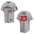 Twins #23 Royce Lewis Gray Stitched Jersey