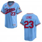 Twins #23 Royce Lewis Light Blue Throwback Stitched Jersey
